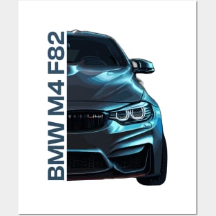 BMW M4 F82 Classic Posters and Art